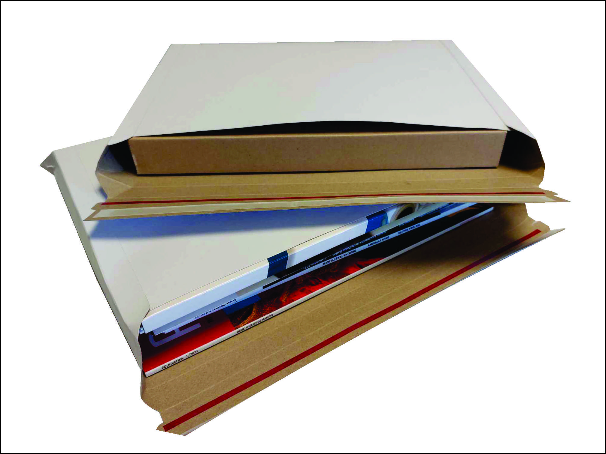 Koperty kurierskie kartonowe białe - obrazek 9