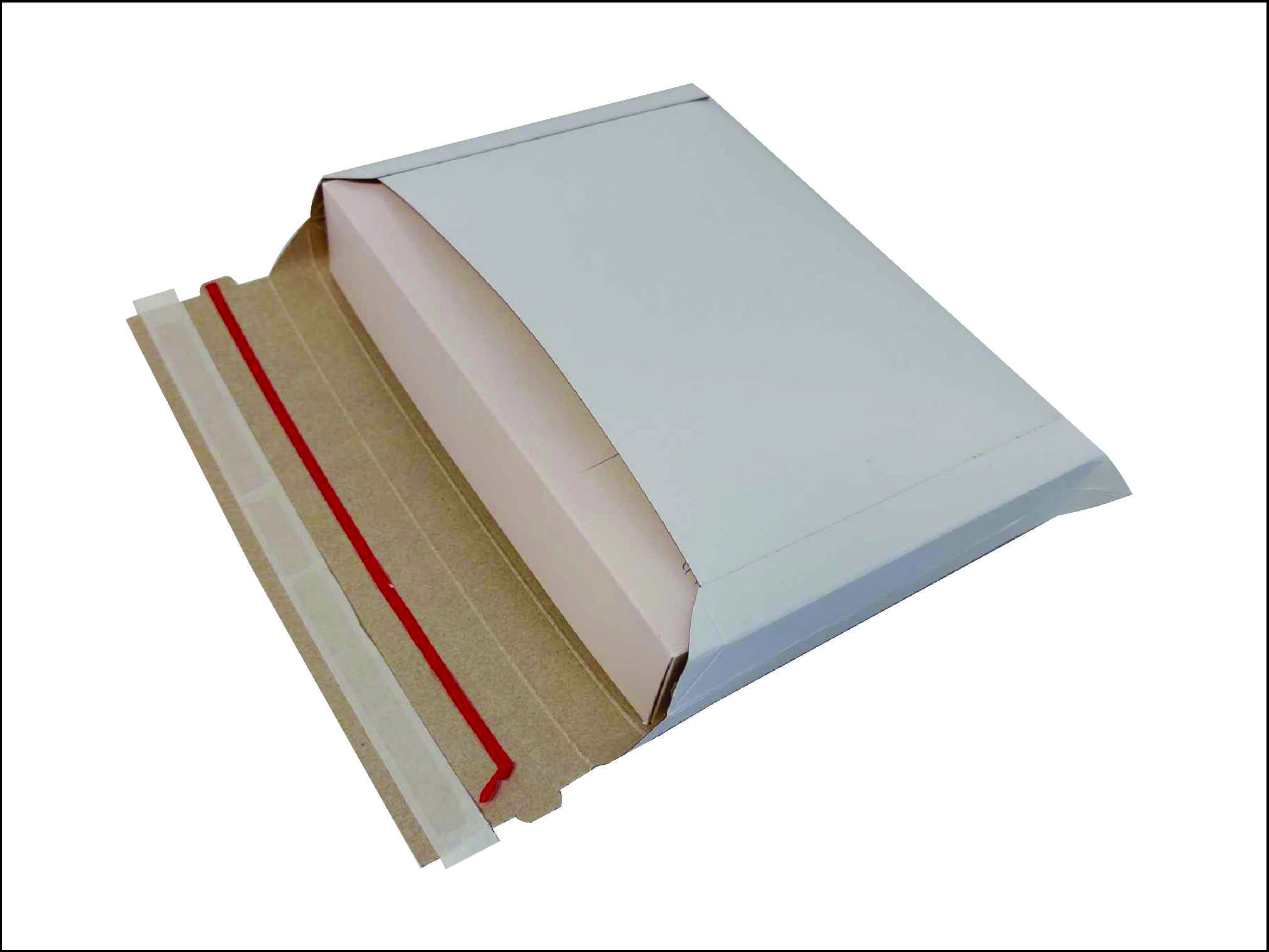 Koperty kurierskie kartonowe białe - obrazek 8