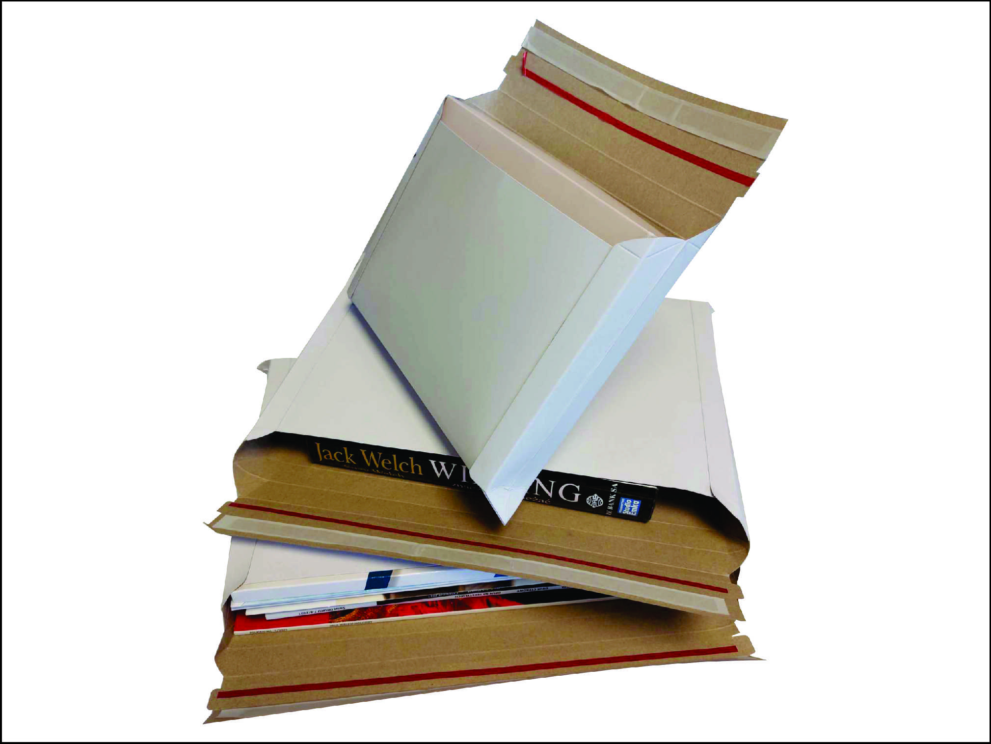 Koperty kurierskie kartonowe białe - obrazek 7