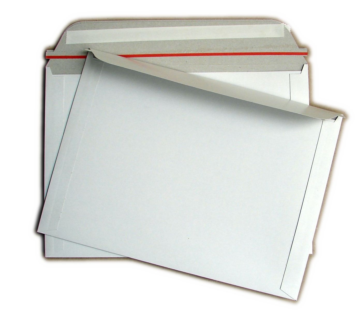 Koperty kurierskie kartonowe białe - obrazek 2